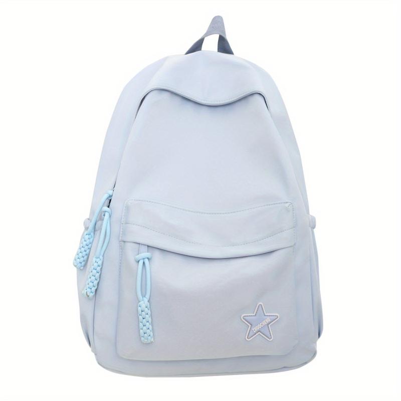 Large Capacity Nylon Schoolbag Girls Junior High School Students