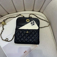 Quilted Flap Waist Bag Stylish Fanny Pack Crossbody Purse