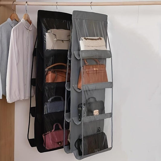 Hanging Transparent Handbag Organizer Closet Storage Bag
