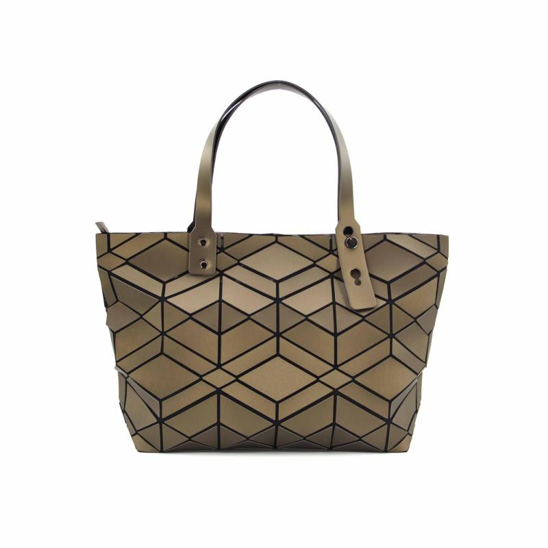 Foldable Geometric Tote Bag Large Capacity Argyle Handbag