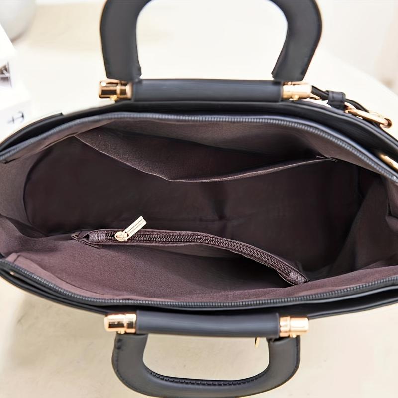 Buckle Decor Crossbody Bag for Office & Work