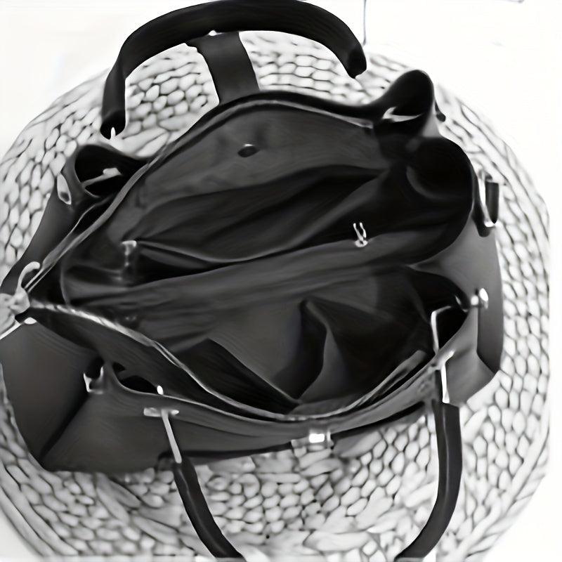 PU Leather Handbag Crossbody Bag With Plush Ball Satchel Purse