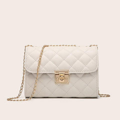 Quilted Crossbody Bag Chain Clutch Shoulder Bag Satchel