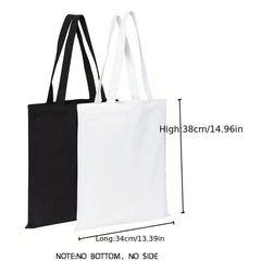 Fading Flowers Print Handbag Large Canvas Shoulder Bag