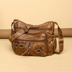Retro Style Studded Crossbody Bag