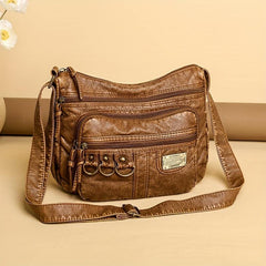 Retro Style Studded Crossbody Bag
