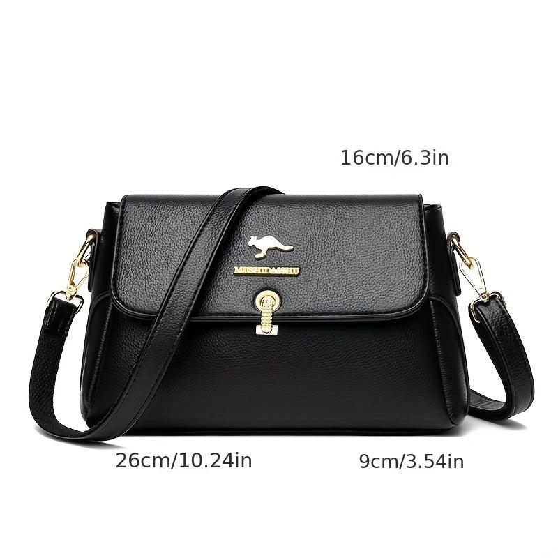 Classic Crossbody Flap Bag Versatile Shoulder Bag