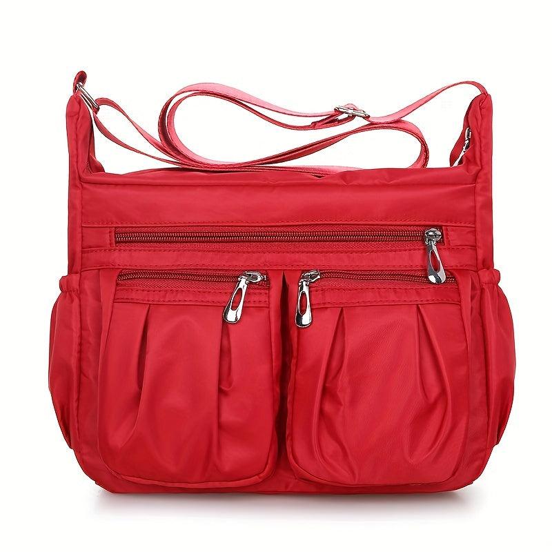 Stylish Waterproof Nylon Crossbody Bag for Middle Aged Women