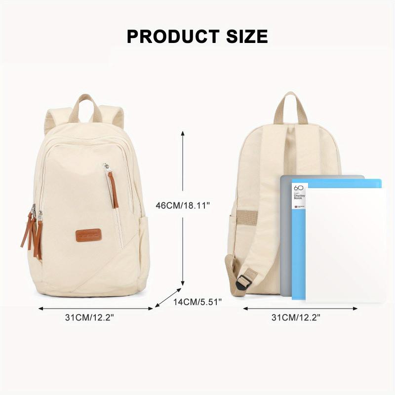 Preppy Large Capacity School Bag All Match Daypack Versatile Travel Bag
