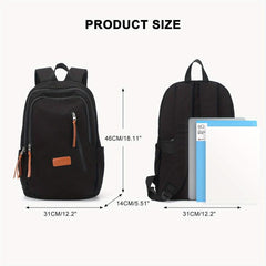 Preppy Large Capacity School Bag All Match Daypack Versatile Travel Bag