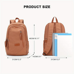 Preppy Large Capacity School Bag All Match Daypack Versatile Travel Bag