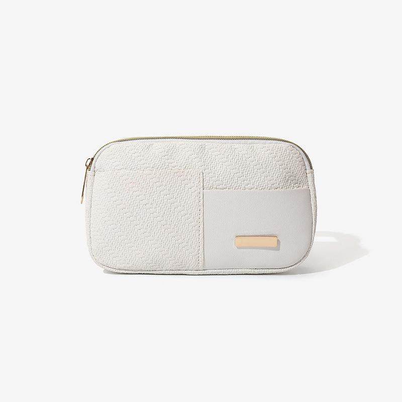 Vintage Crossbody Bag Classic Purse Zipper Chest Square Bag Women