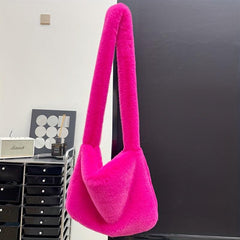 Y2K Plush Crossbody Bag for Women