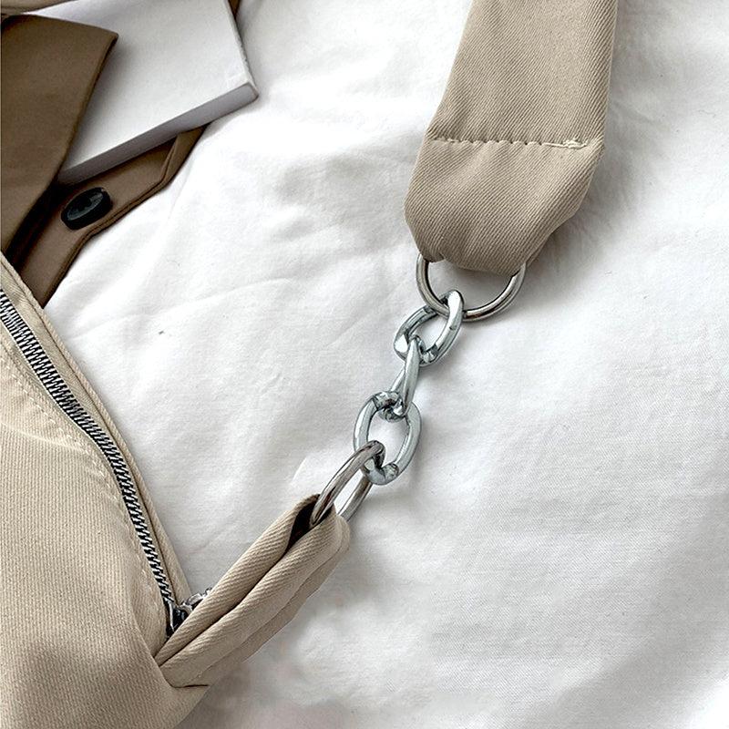Casual Minimalist Shoulder Bag Solid Large Capacity Crossbody Bag