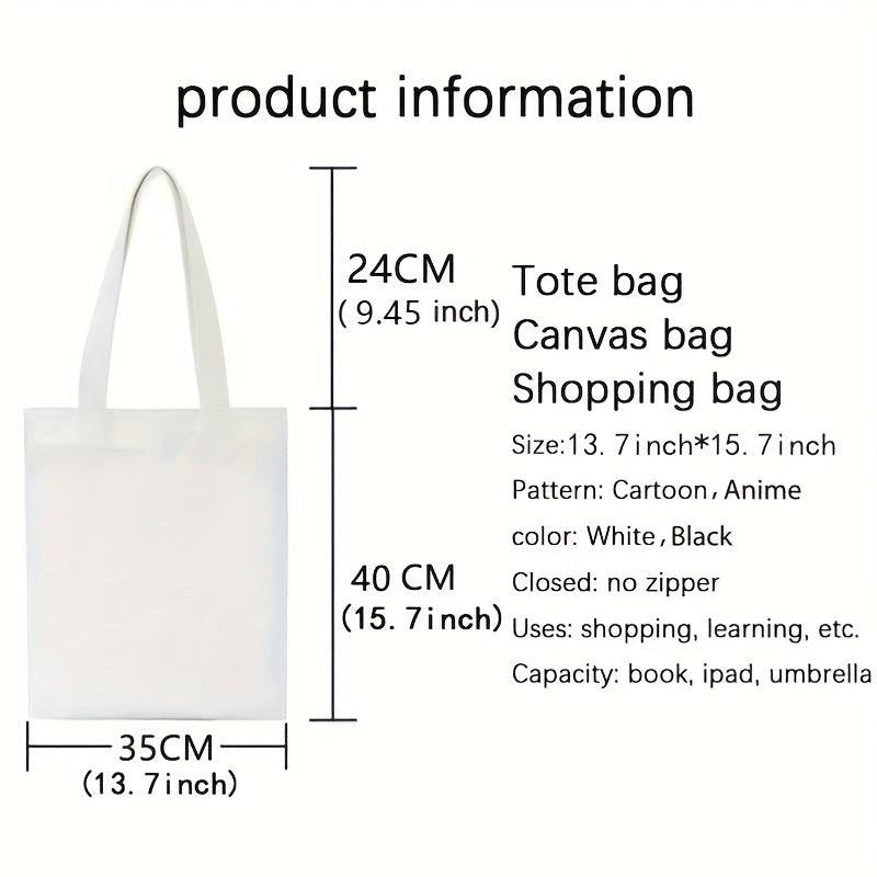 Canvas Tote Bag Reusable Shopping Shoulder Beach Bag