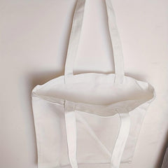 Bear Pattern Canvas Tote Bag Large Capacity Shoulder Bag