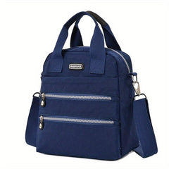 Adjustable Strap Zipper Backpack Top Handle Handbag