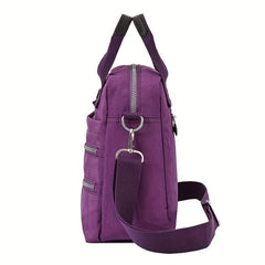 Adjustable Strap Zipper Backpack Top Handle Handbag