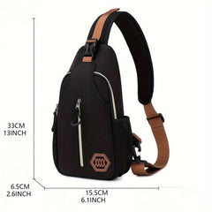 Lightweight Sling Backpack Outdoor Travel Sport Chest Bag Casual Pockets
