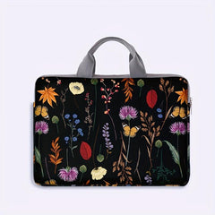 Floral Print Laptop Case 35 Laptop Cover with Shoulder Strap