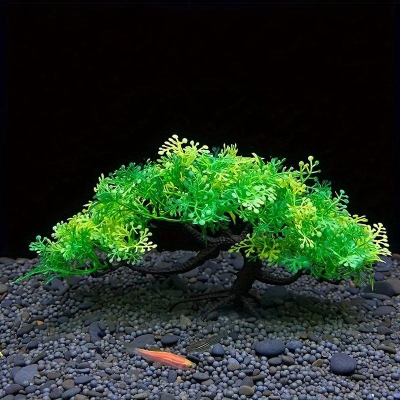 Fish Tank Simulation Tree Landscape Decoration