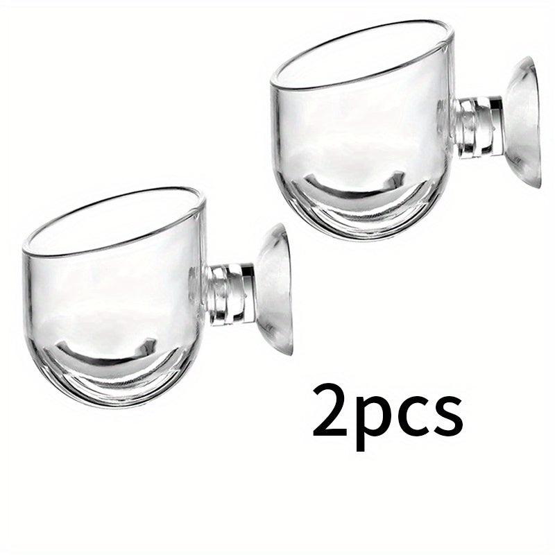 2pcs Red Worm Feeder Aquarium Plant Pot Plastic Fish Tank Plants Holder