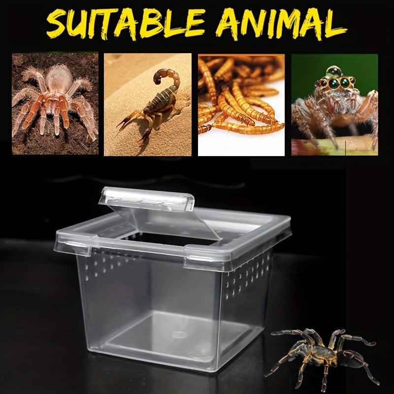 5pcs Plastic Breeding Box for Small Reptiles Insects