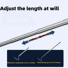 Stainless Steel Snake Hook Retractable Extendable Catcher
