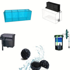 20pcs Aquarium Bio Balls Filter Media with Media Bags