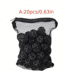 20pcs Aquarium Bio Balls Filter Media with Media Bags