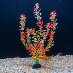 Plastic Aquarium Plant Bundle Artificial Fish Tank Decoration 11 8in