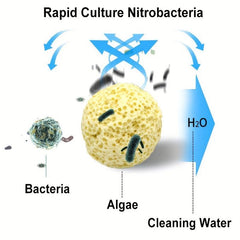 Aquarium Filter Media Ceramic Rings Bio Ball  Clean Water