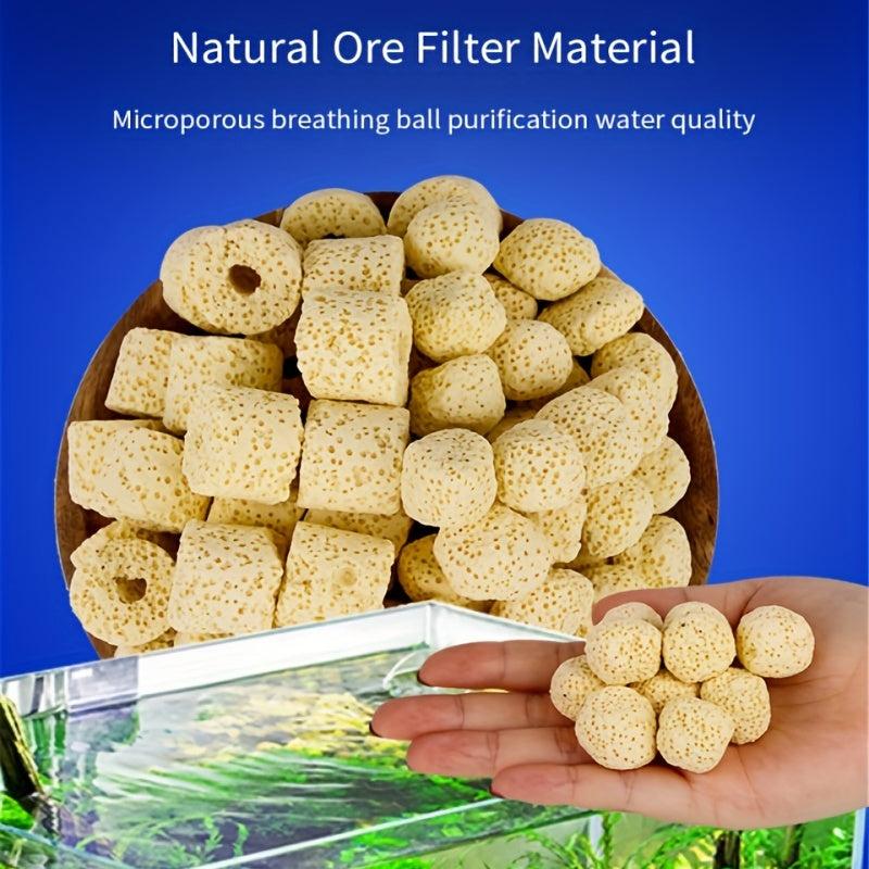 Aquarium Filter Media Ceramic Rings Bio Ball  Clean Water