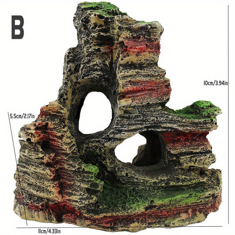 Fish Tank Resin Ornamental Rockery Aquarium Decoration