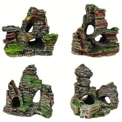 Fish Tank Resin Ornamental Rockery Aquarium Decoration
