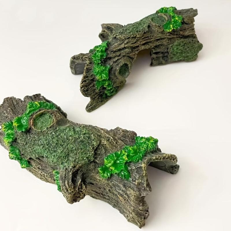Resin Tree Trunk Cave Ornament Aquarium Hideout