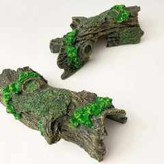 Resin Tree Trunk Cave Ornament Aquarium Hideout