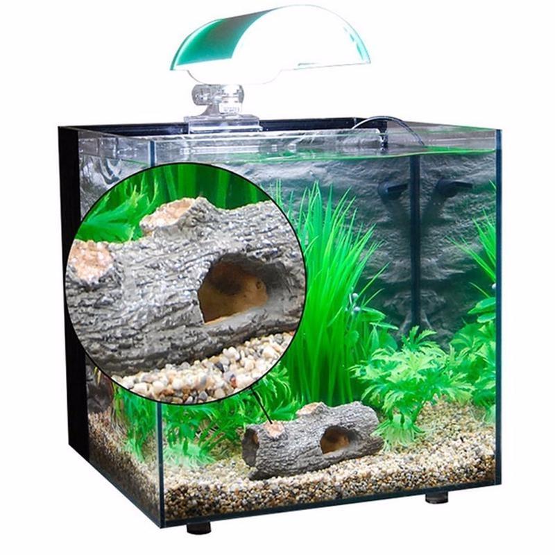 Aquarium Tree Tunnel Decoration Fish Tank Cave Ornament