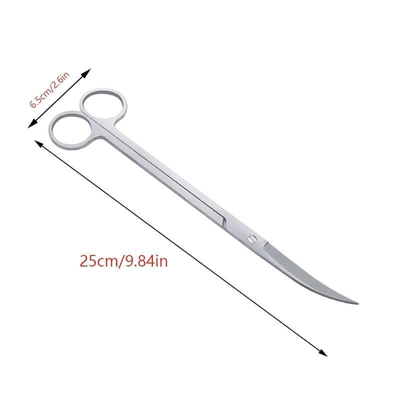Aquatic Grass Tweezers Scissors Aquarium Cleaning Tool Set