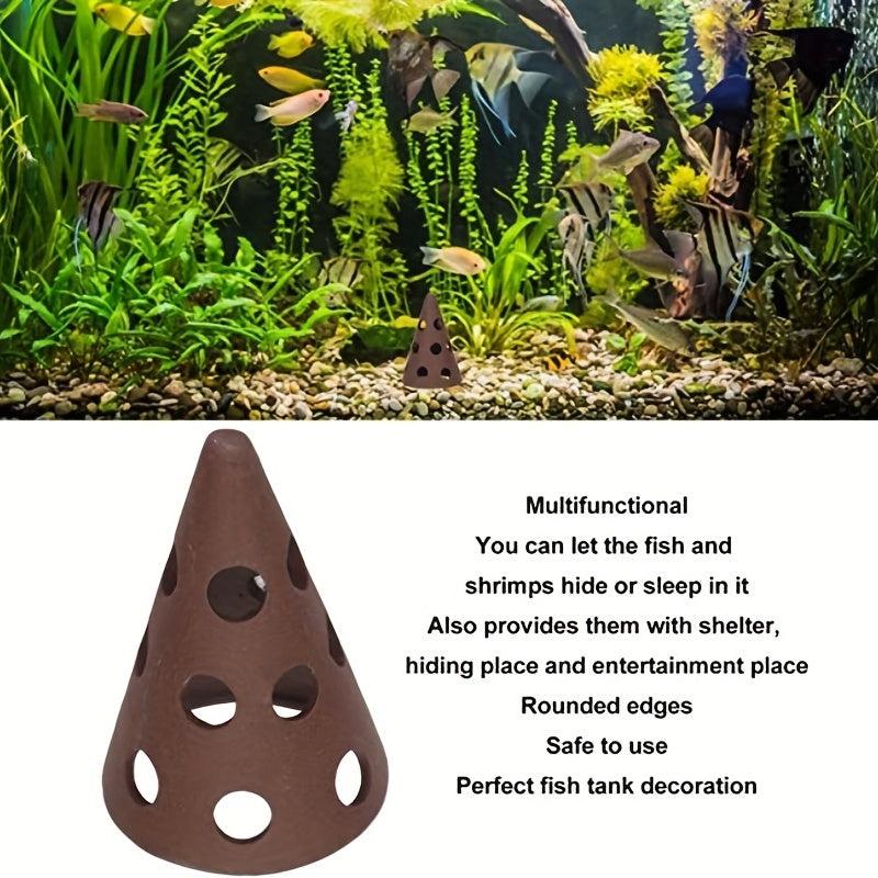 Aquarium Rock Cave for Fish & Shrimp Habitat