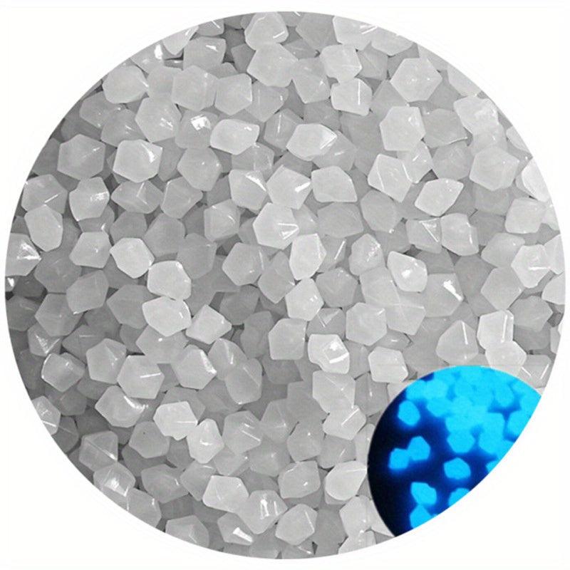 50-100pcs Luminous Aquarium Stones Fish Tank Outdoor Pebbles Decoration