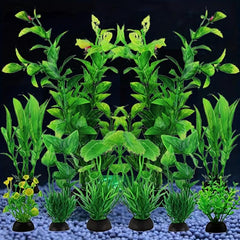 Green Artificial Aquarium Plants Fish Tank Ornaments