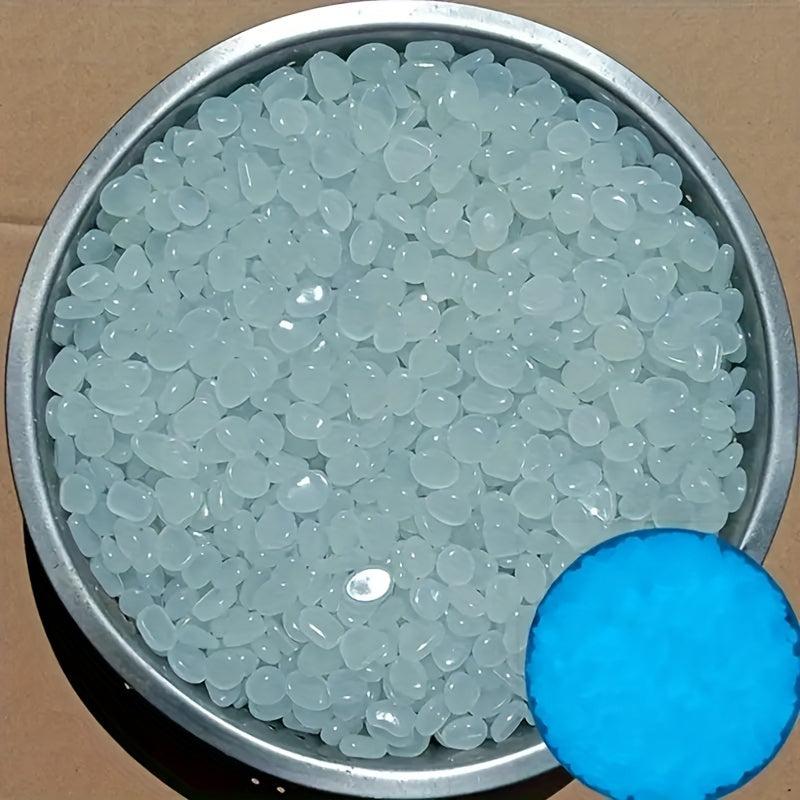 100pcs Luminous Stone Glow Decorative Pebbles for Aquarium