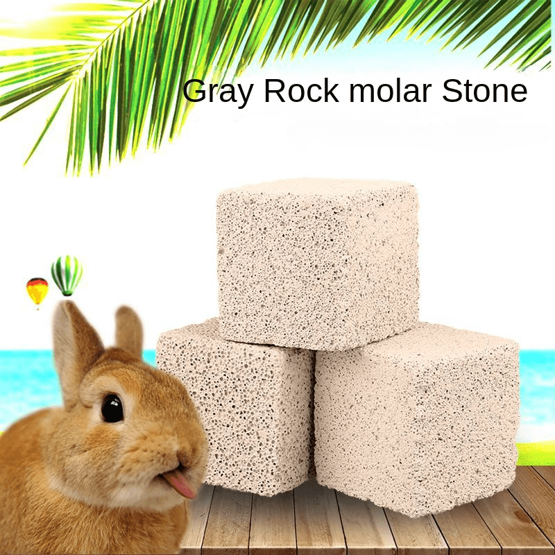 Chew Block Volcanic Rock Mineral Stone for Small Pets