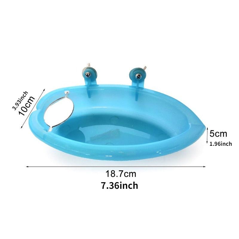 Portable Bird Bathtub Small Animal Shower Basin