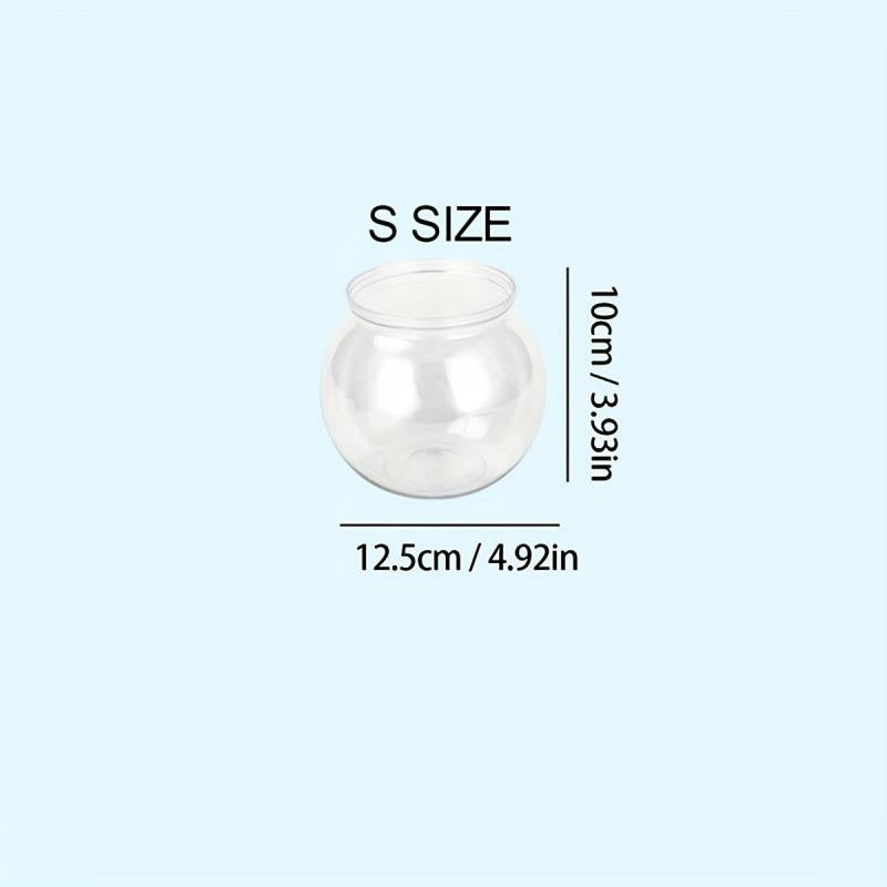 Sturdy & Transparent Round Fish Bowl