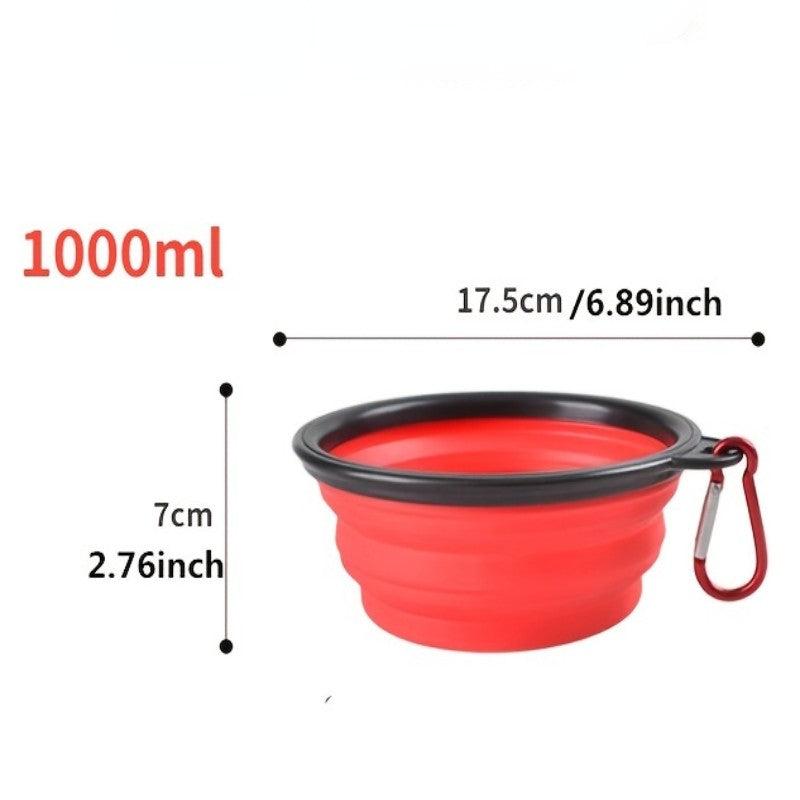Collapsible Small Animal Bowl Pet Travel Bowl Rabbit Food & Water Bowl