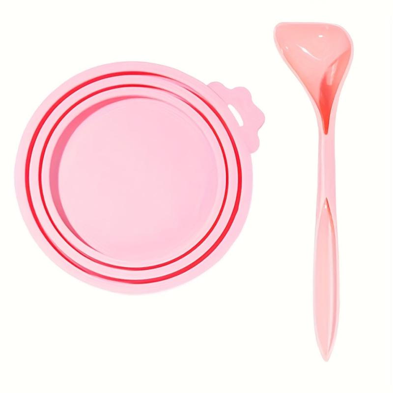 Pet Can Lid 3 in 1 Food Sealing Lid With Spoon - Keep Pet Food Fresh