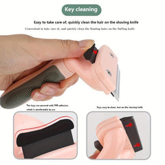 Professional Dog Shedding Brush for Effective Grooming