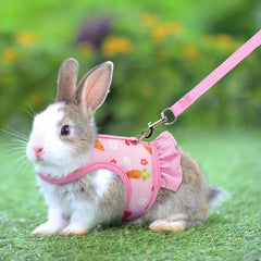 Comfortable Breathable Rabbit Harness Leash - Rabbit Vest & Breathable Leash Set